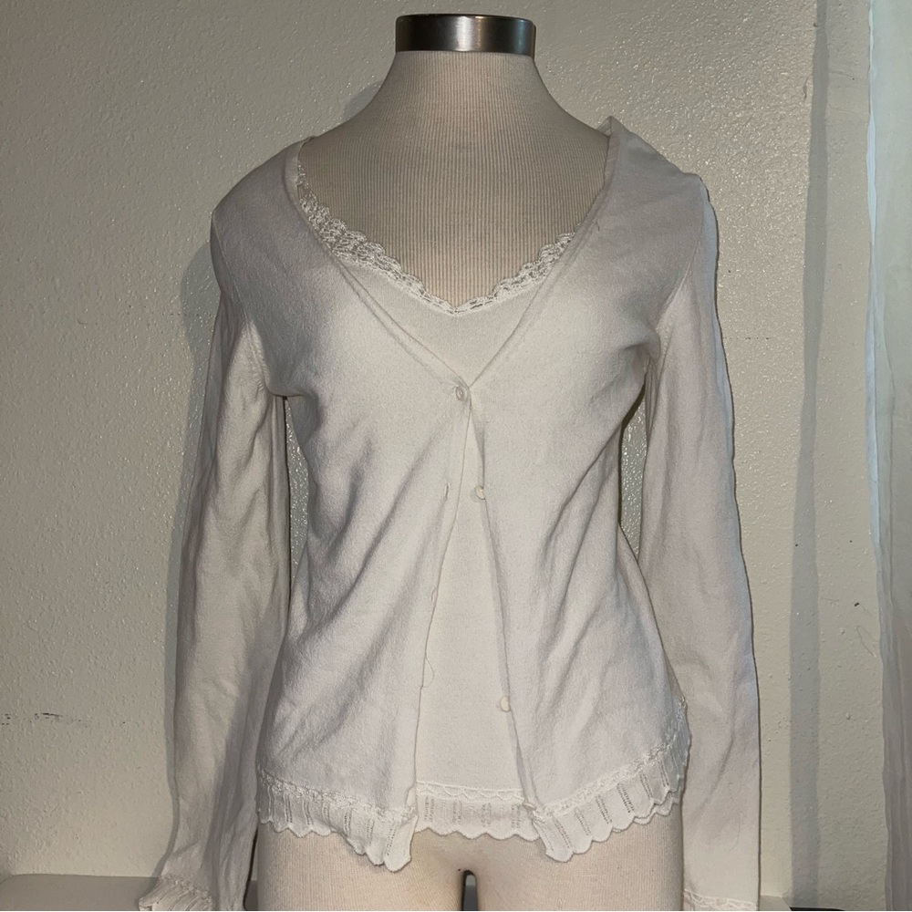 Express Cardigan & Tank Top